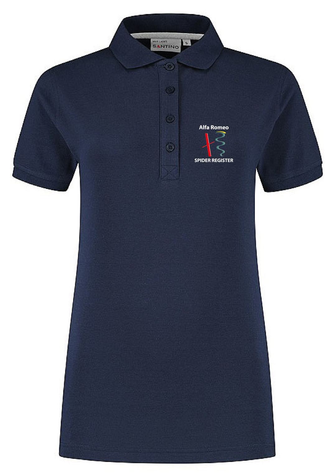 Polo navy dames
