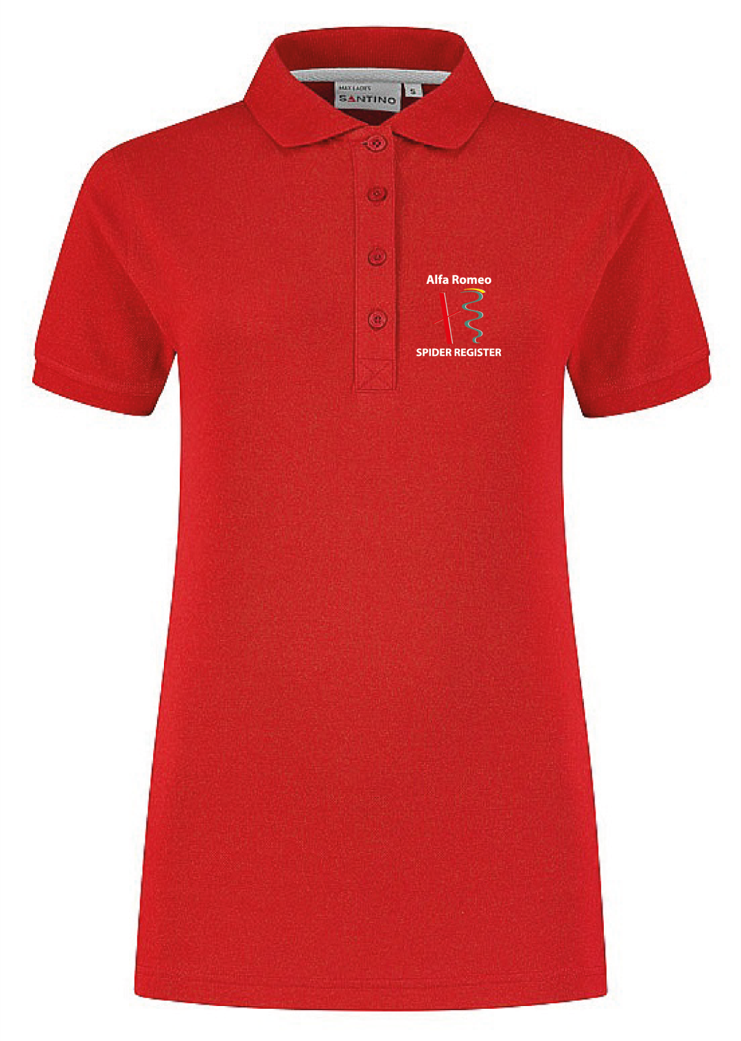 Polo rood dames