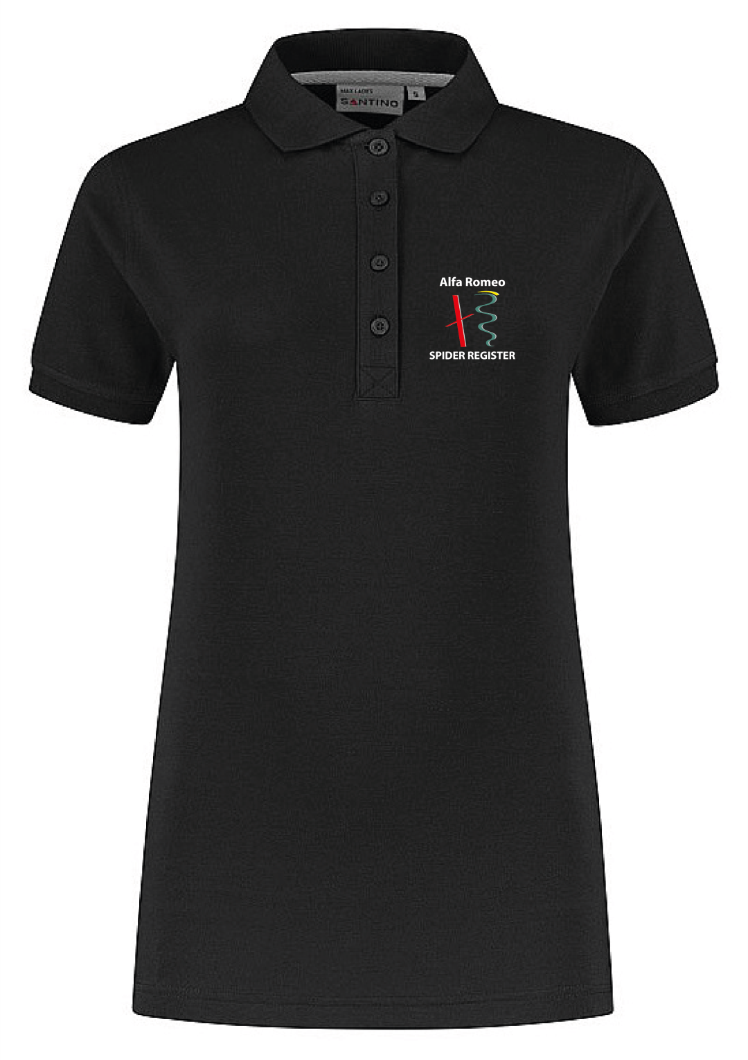 Polo zwart dames